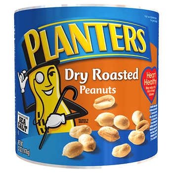 Dry Roasted Peanuts, 52 oz.