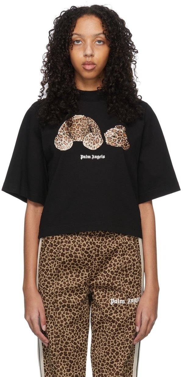 Black Leopard Bear T-shirt