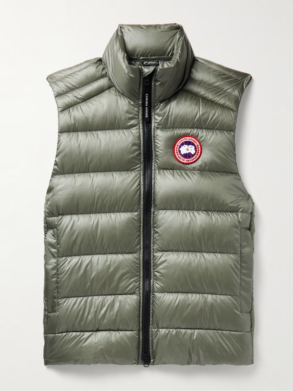 Crofton Slim-Fit Quilted Recycled Nylon-Ripstop Down Gilet