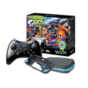 Nintendo Wii U Splatoon or Mario 3d World bundle + Wii U Pro Controller + Power A Essentials Kit 