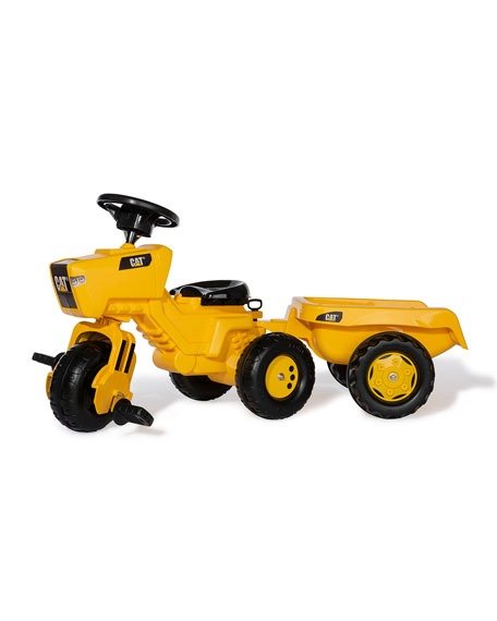 CAT 3-Wheel Tricycle Tractor with Trailer