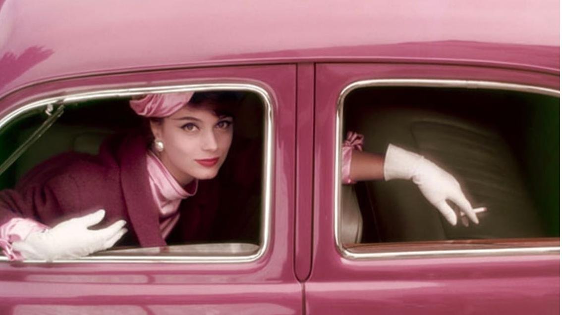 1950s的粉色复古风