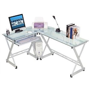 Techni Mobili L-Shaped Computer Desk