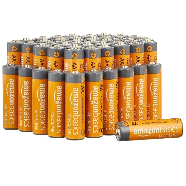 Amazon Basics 高性能AA碱性电池 48个