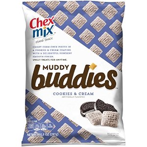Chex Muddy Buddies Snack Mix, Cookies/Cream, 10.5 Ounce