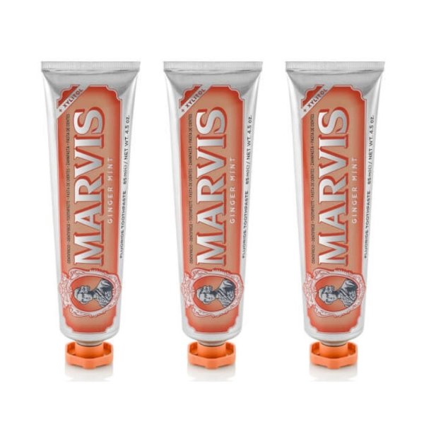 Marvis - Ginger Mint Toothpaste (3x85ml)