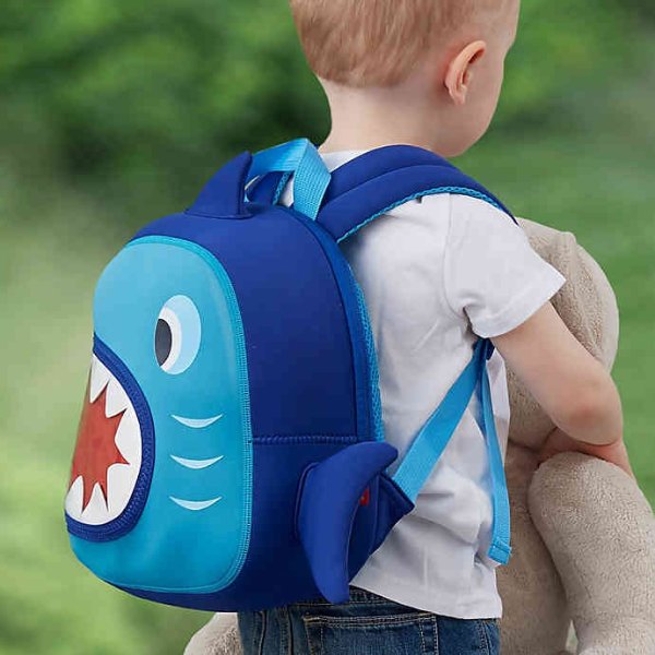 Shark Neoprene Toddler Backpack