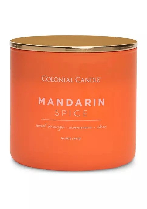 14.5 Ounce Pop of Color Candle - Mandarin Spice