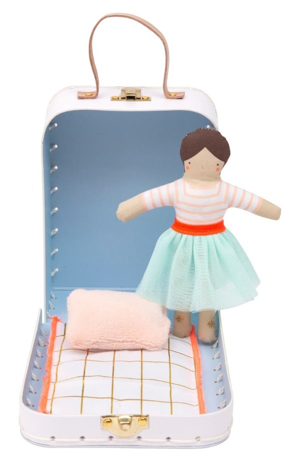 Mini Lila Doll & Suitcase Set