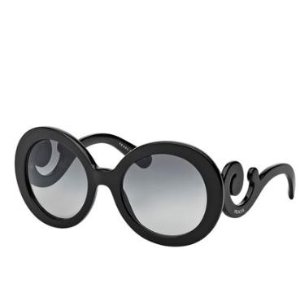 Prada Baroque Sunglasses, Black @ Neiman Marcus