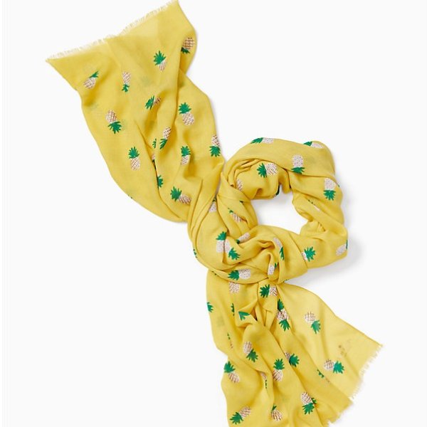 pineapple oblong scarf