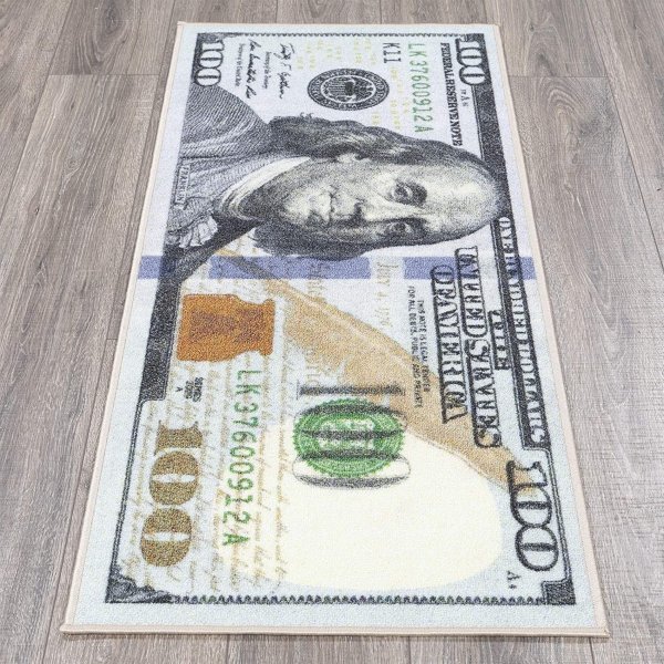 Ottomanson 100美元图案地毯, 22" x 53'
