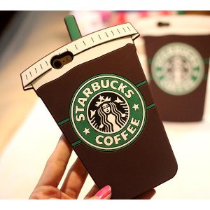 Starbucks Coffee Ice Cream Rubber Phone Case Cover for Iphone 6 4.7
