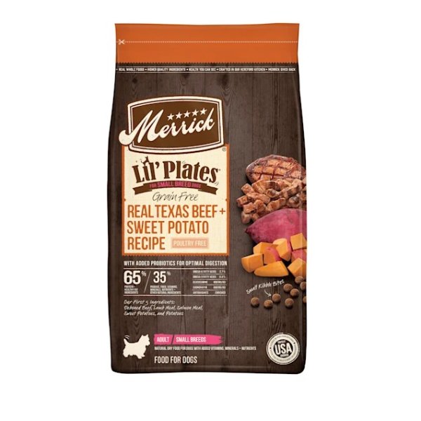 Lil' Plates Grain Free Real Texas Beef + Sweet Potato Recipe Small Breed Dry Dog Food, 20 lbs. | Petco
