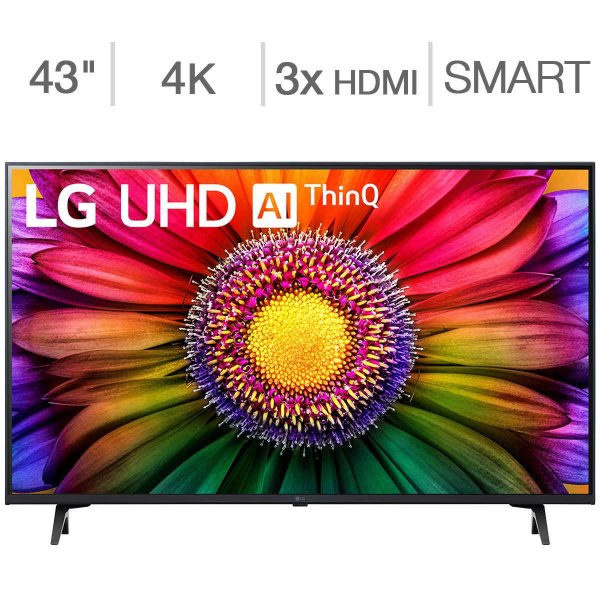 43" UR8000 4K HDR Smart TV 2023 Model