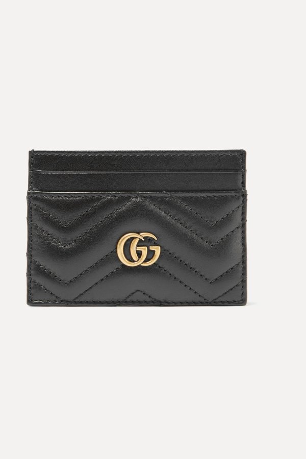 GG Marmont quilted leather cardholder