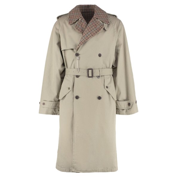 Reversible Double-Breasted Trench Coat