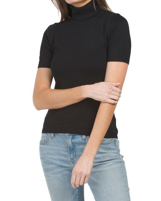 Short Sleeve Turtleneck Sweater | Women | Marshalls