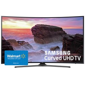 Samsung 65吋超大 4K曲面屏 MU7500中高端 HDR智能电视