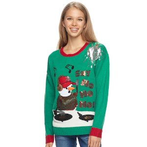 Juniors Ugly Christmas Sweaters @ Kohl\u0027s Extra 25% Off