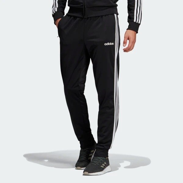 Essentials 3-Stripes Tapered Tricot Pants