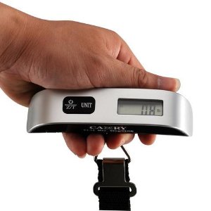 Camry 110 Lbs Luggage Scale with Temperature Sensor and Tare Function
