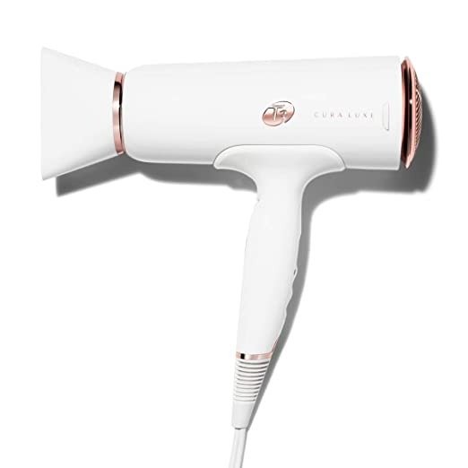 Cura LUXE Hair Dryer | Digital Ionic Professional Blow Dryer | Frizz Smoothing | Fast Drying Wide Air Flow | Volume Booster | Auto Pause Sensor | Multiple Speed and Heat Settings | Cool Shot
