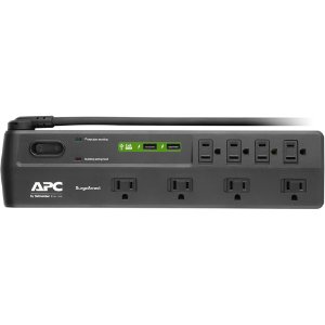 APC SurgeArrest 8接口 + 2 USB充电接口 防浪涌插销板