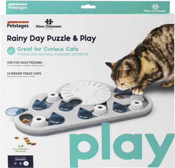 Rainy Day Puzzle & Play Cat Toy - Chewy.com