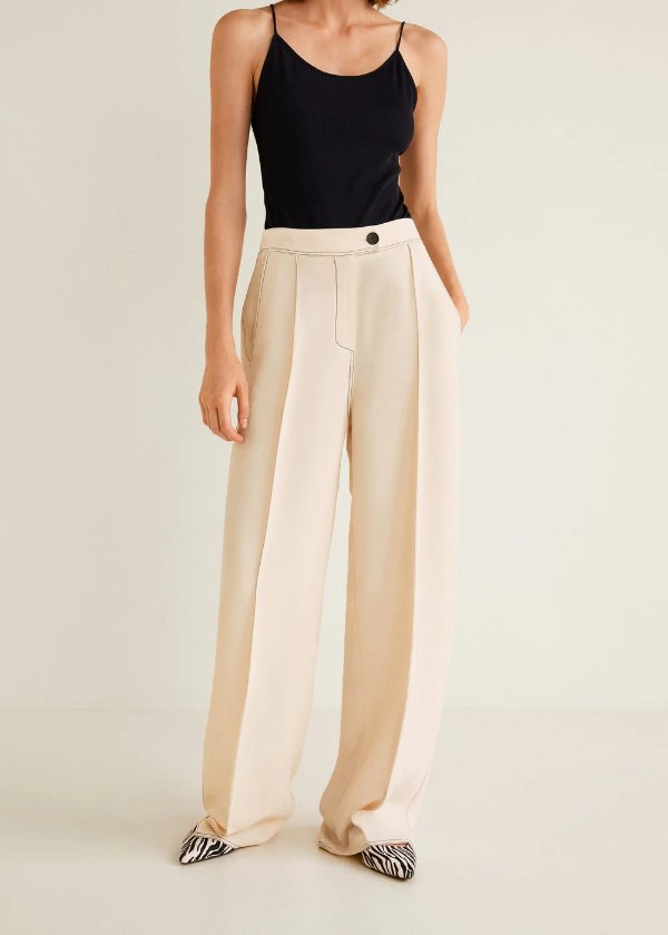 Contrast seam pants - Women | OUTLET USA