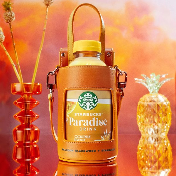 STARBUCKS® PARADISE DRINK 瓶装饮品专用包 橙版