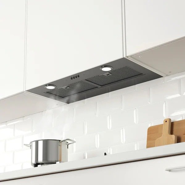 EVENTUELL Built-in extractor hood - Stainless steel - IKEA