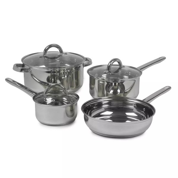 Stainless Steel 7-Pc. Cookware Set