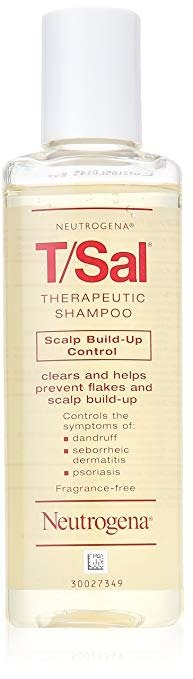 Neutrogena T/Sal Therapeutic Shampoo for Scalp Build-Up Control with Salicylic Acid, Scalp Treatment for Dandruff, Scalp Psoriasis & Seborrheic Dermatitis Relief, 4.5 fl. oz (Pack of 2)