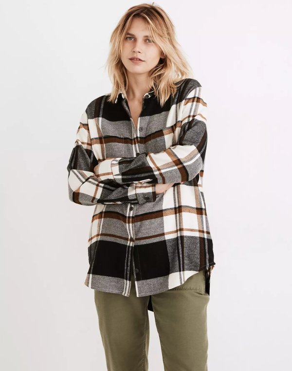 Flannel Sunday Shirt in Bromley Plaid