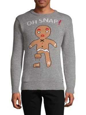 Oh Snap Intarsia Sweater