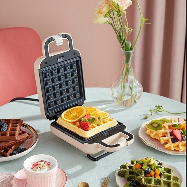 小型电饼铛三明治机华夫饼机早餐机C-2 恒温加热 一键拆洗