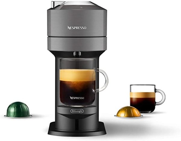 Vertuo Next Coffee and Espresso Maker by De'Longhi, Dark Grey