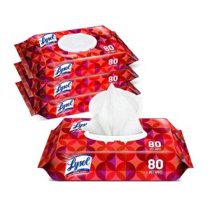 补货：Lysol 消毒湿巾80抽 4包