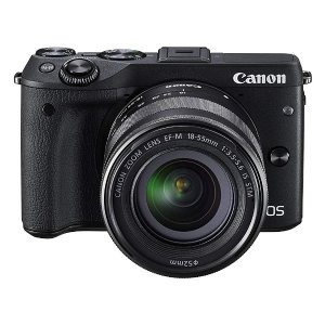 佳能 EOS M3 黑色微单相机+ EF-M 18-55mm IS STM镜头