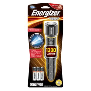 Energizer Alkaline 1300-Lumen LED Handheld Battery Flashlight with with Battery Included