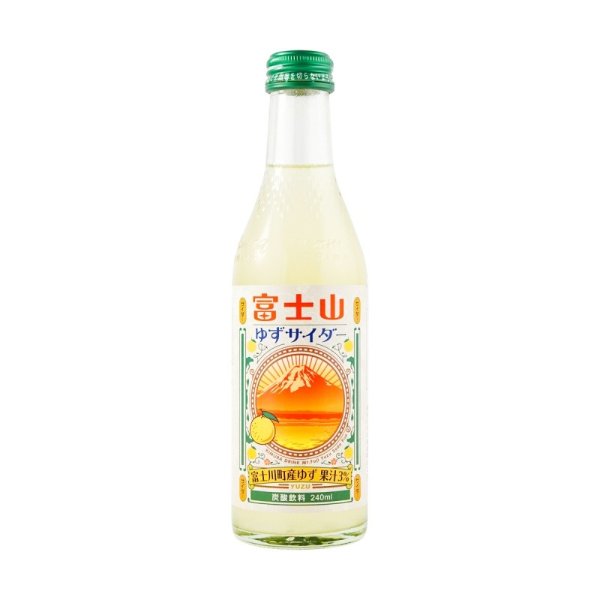 KIMURA木村 富士山柚子风味汽水 果汁3% 240ml