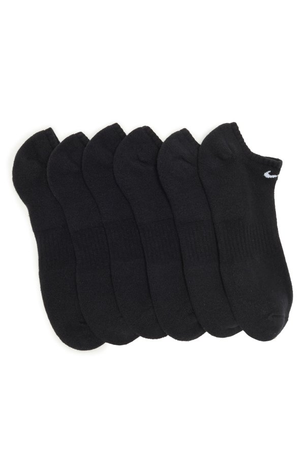 Everyday Cushion No-Show Socks - Set of 6