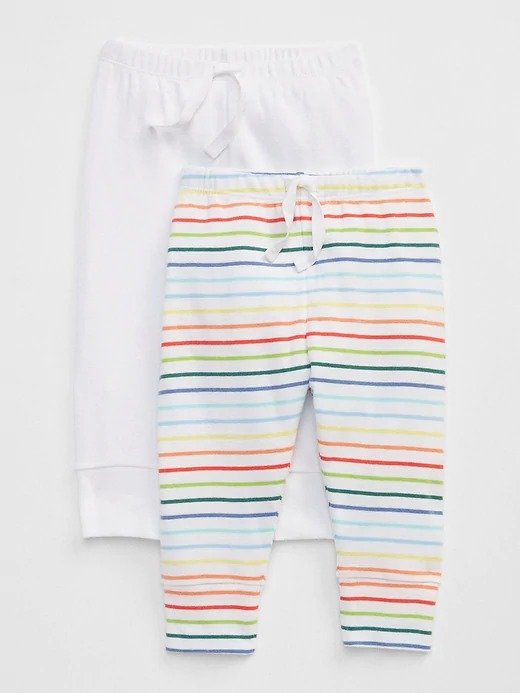 Baby First Favorite Stripe Knit Pants (2-Pack)