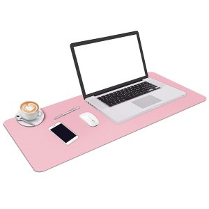 Leather Desk Pad Protector,Mouse Pad,Office Desk Mat,Non-Slip PU Desk Blotter,Laptop Desk Pad,Waterproof Desk Writing Pad