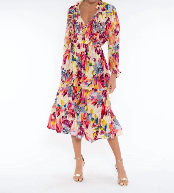 baxedes dress in figs and florals