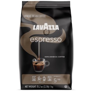 Lavazza Espresso Whole Bean Coffee Blend, Medium Roast, 2.2 Pound Bag