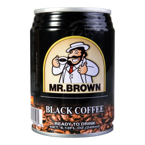 MR.BROWN伯朗 三合一咖啡即饮品 醇黑风味 240ml