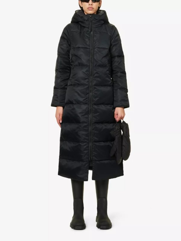 Mystique quilted-shell parka