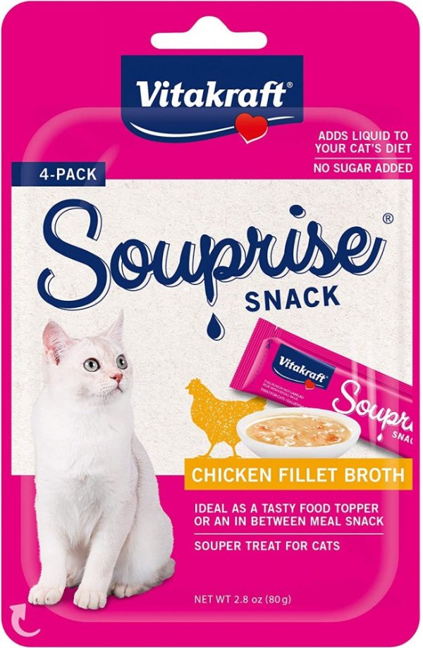 Souprise Snack Chicken Fillet Broth Recipe Cat Treat Food Topper | Petflow
